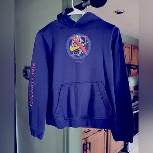 Nike purple hooded sweatshirt boys